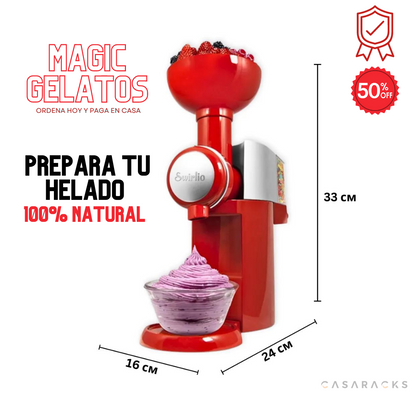 GelatoMagic: Tu Máquina de Helados Caseros Fácil y Rápida