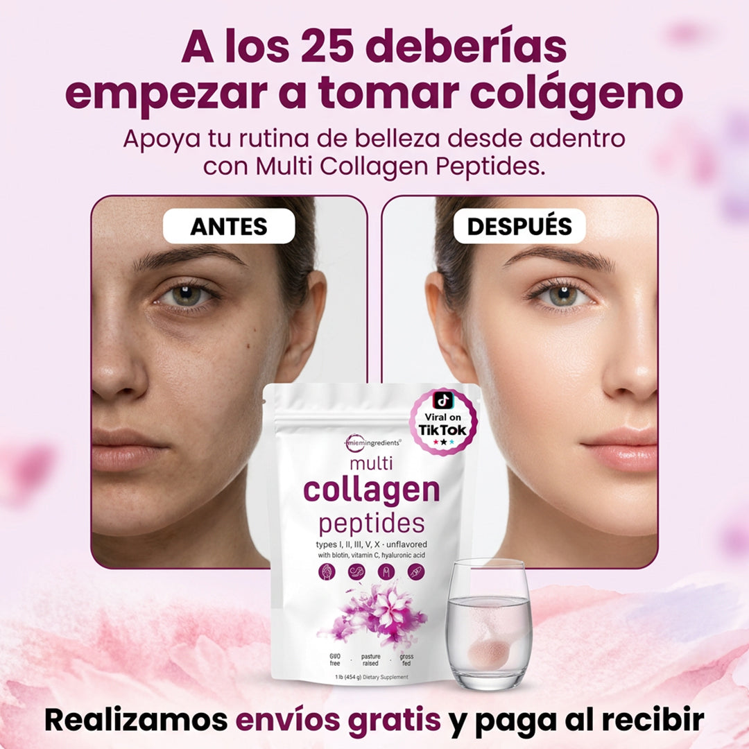 Multi Colágeno 5 en 1 — Recupera tu Piel en 30 Días