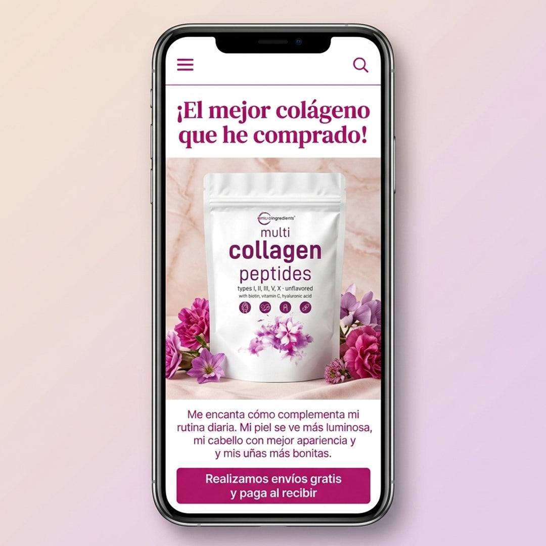 Multi Colágeno 5 en 1 — Recupera tu Piel en 30 Días