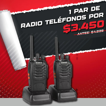 Walkie Talkie BAOFENG + ENVIO GRATIS