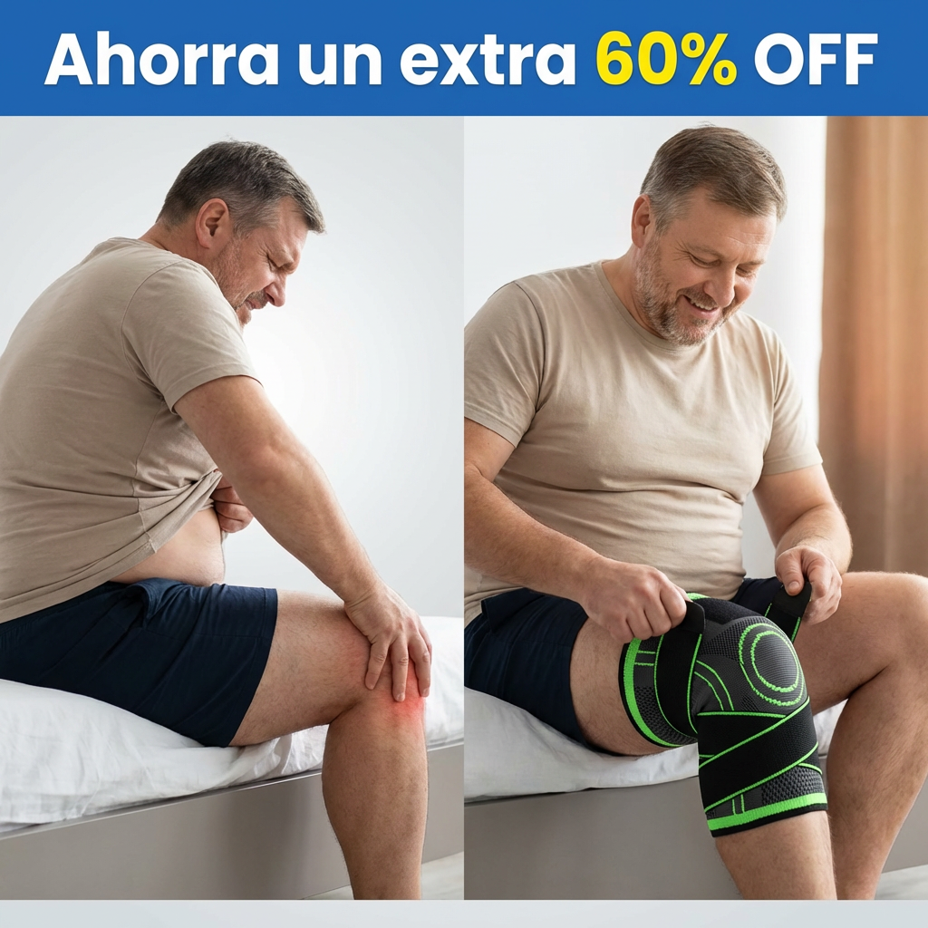 Rodillera de Compresión - Máxima Estabilidad. Tu Rodilla al 100%
