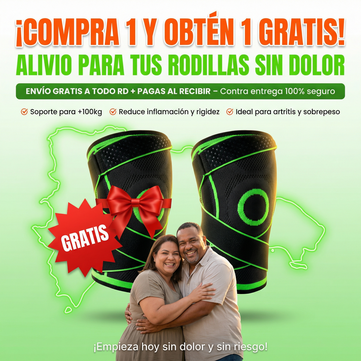 Rodillera de Compresión - Máxima Estabilidad. Tu Rodilla al 100%